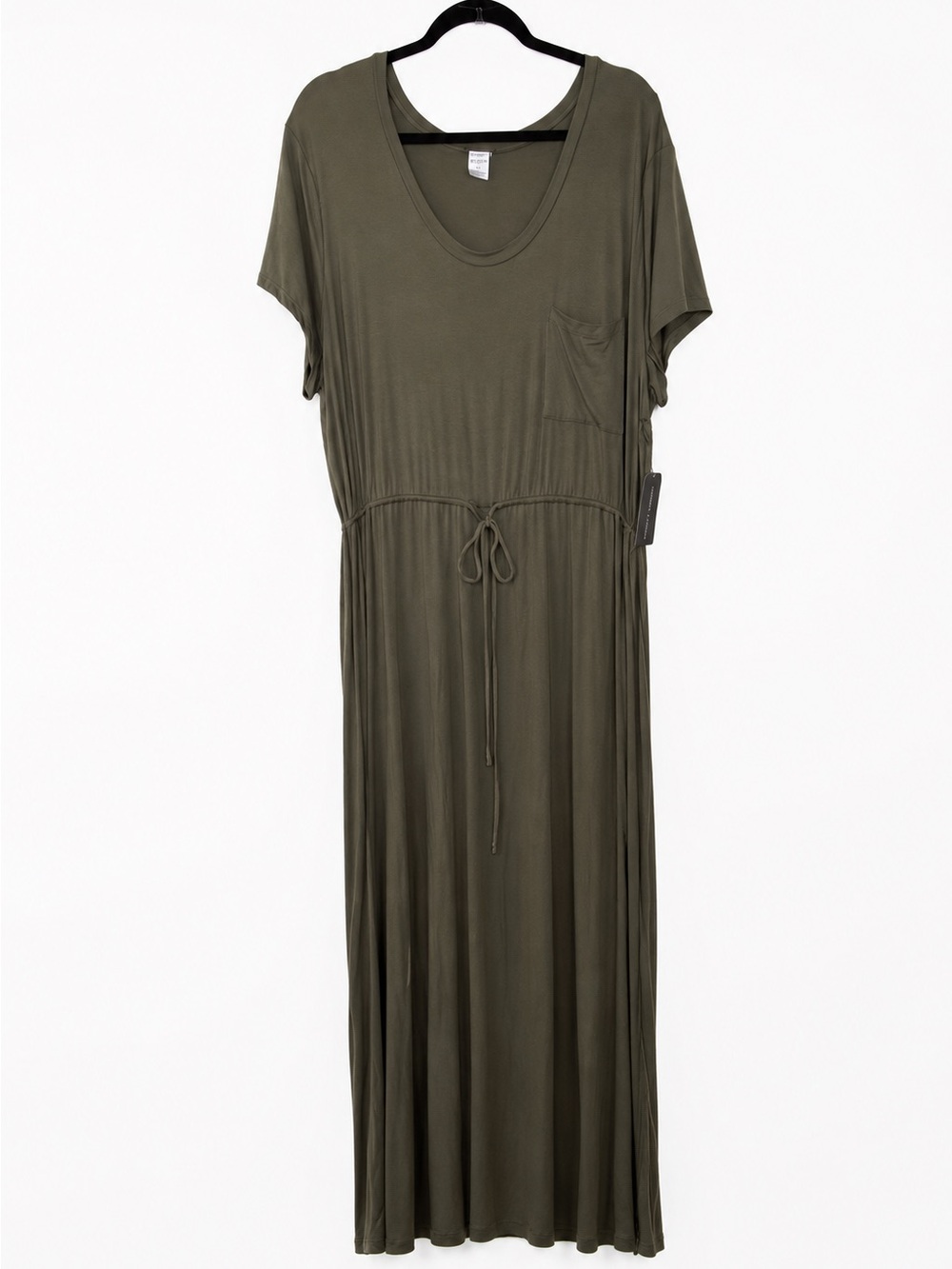 Melrose & Market Olive Green Maxi Dress 2X NWT